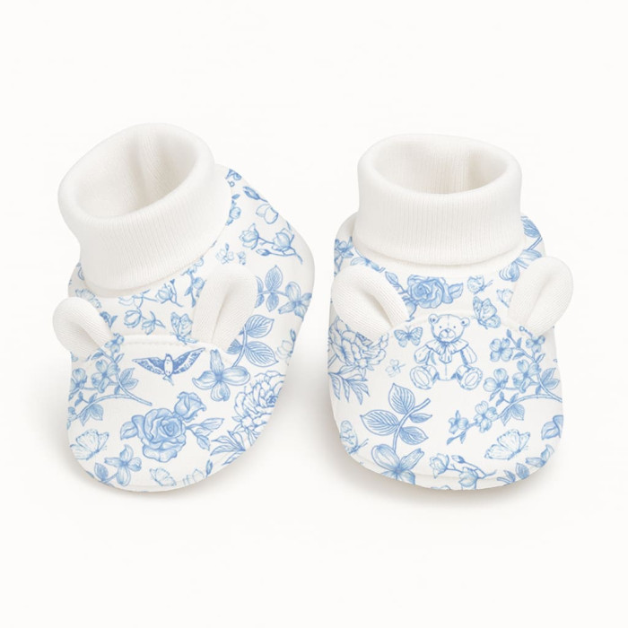 Забавні пінетки з вушками BT001 CHLOE BLUE