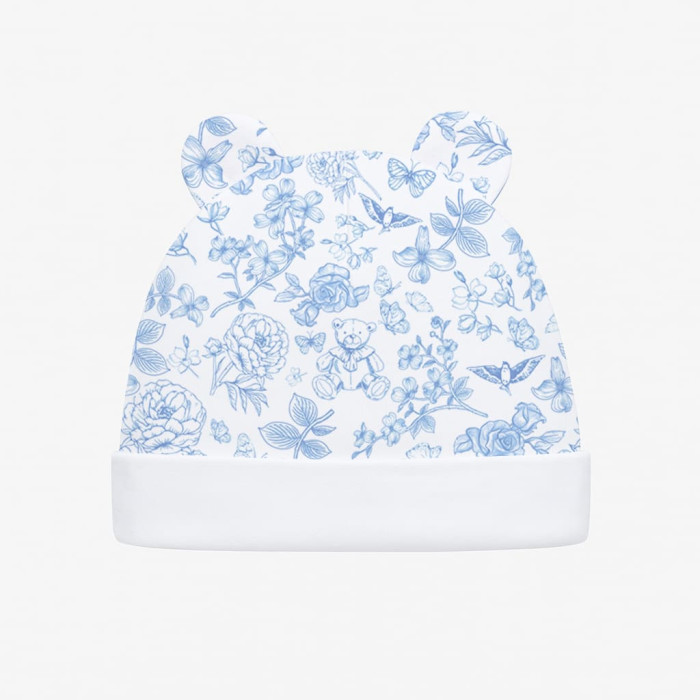 Шапочка з вушками H002 CHLOE BLUE