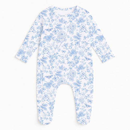 Слип для малыша с боковой застёжкой K020 CHLOE BLUE