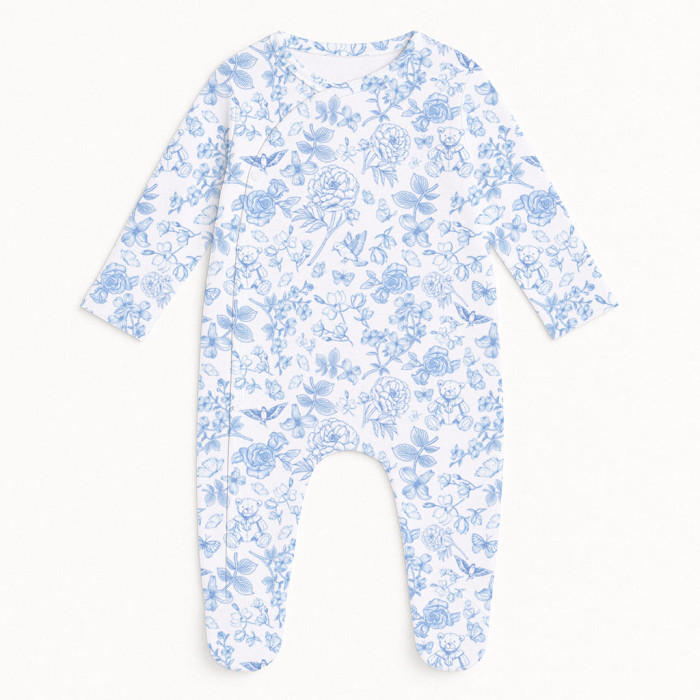 Сліп для малюка з боковою застібкою K020 CHLOE BLUE