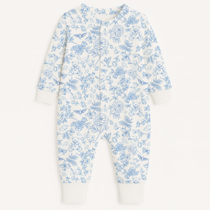 Ромпер з довгим рукавом K060 CHLOE BLUE