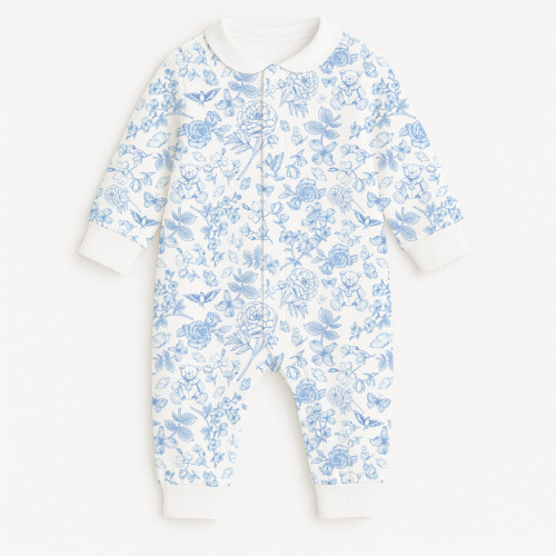Ромпер с длинным рукавом и воротником K060CL CHLOE BLUE