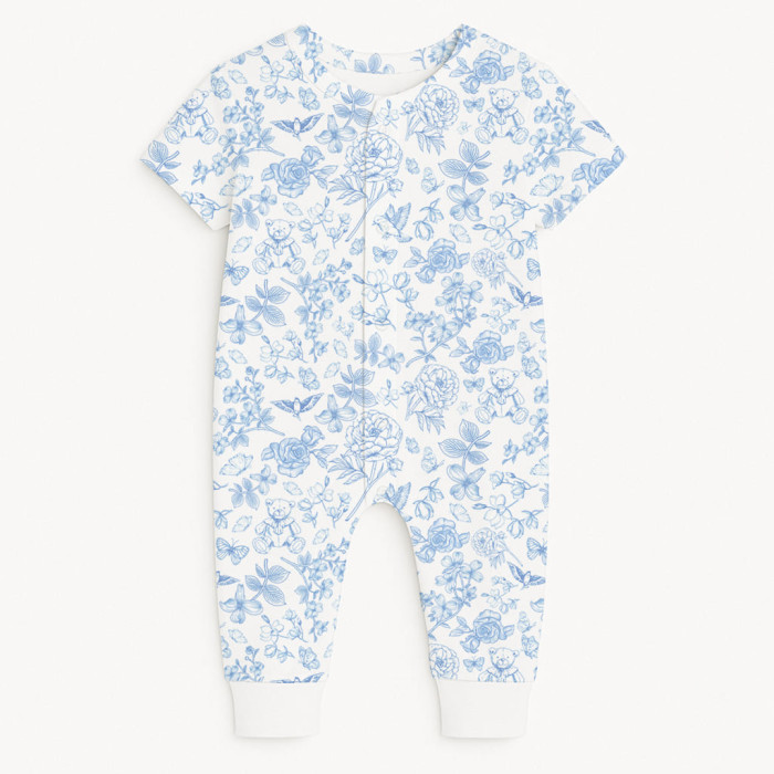Ромпер з коротким рукавом K061 CHLOE BLUE