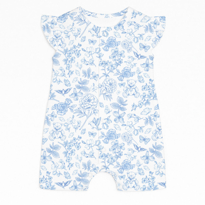 Пісочник із бавовни Supima з крильцями R007 CHLOE BLUE