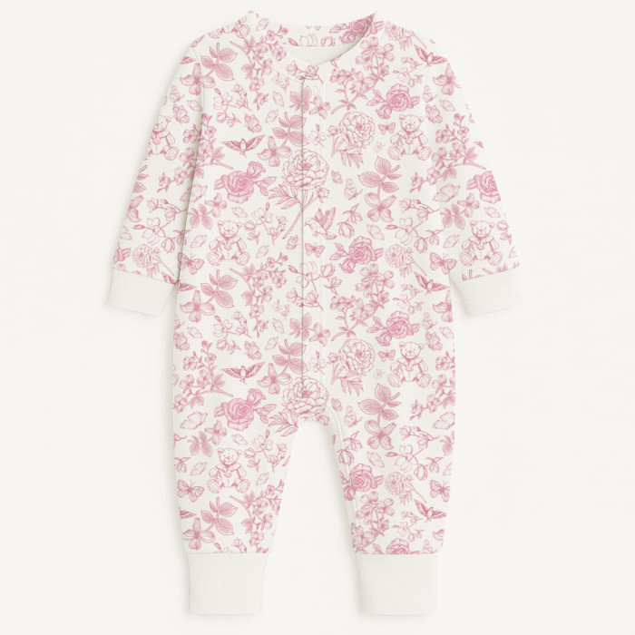 Ромпер з довгим рукавом K060 CHLOE PINK