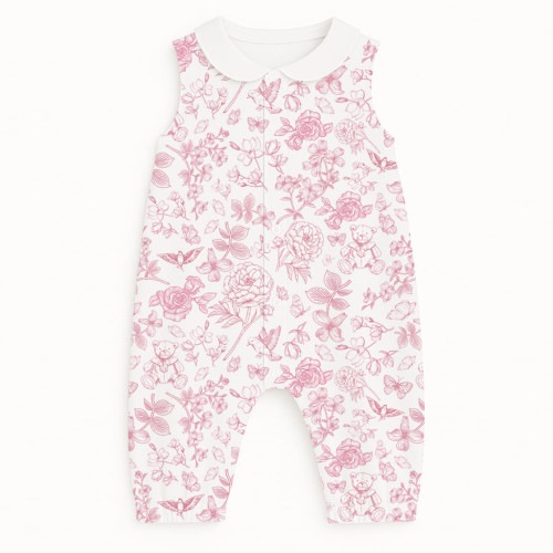 Длинный песочник с рукавами и воротником Supima R009CL CHLOE PINKCL CHLOE PINK