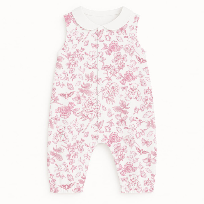 Довгий пісочник з рукавами i комерцем з бавовни Supima R009CL CHLOE PINKCL CHLOE PINK