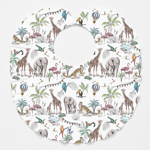 Слинявчик з обробкою рюшкой BIB006 MADAGASKAR