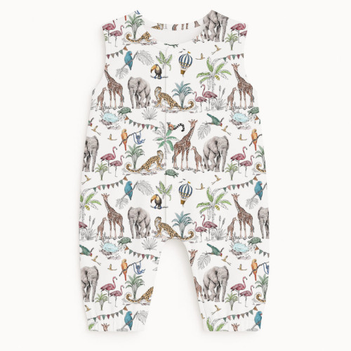 Длинный песочник с рукавами из хлопка Supima R009 MADAGASKAR