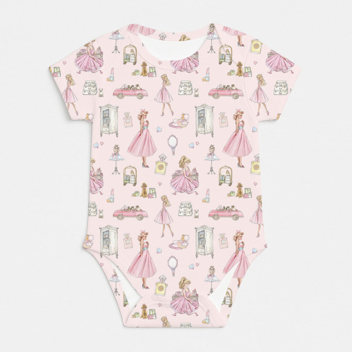 Боді з коротким рукавом для немовлят BSHL001 MON CHERIE