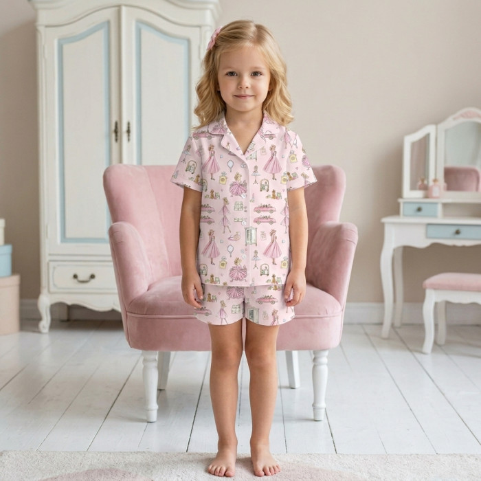 Дитяча піжама з коротким рукавом і шортами PJ023 MON CHERIE