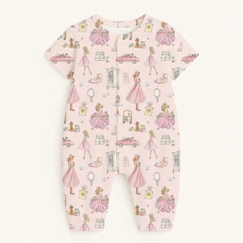 Длинный песочник с рукавами из хлопка Supima R017 MON CHERIE