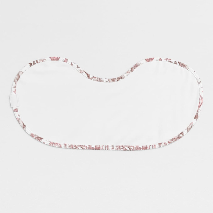 Мусліновий слюнявчик BB010  PINK TOILE AFRICA– органічна бавовна Supima