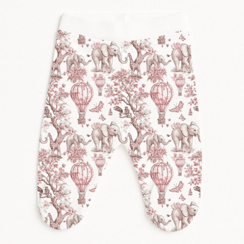 Штанці з закритими ніжками SH002 PINK TOILE AFRICA