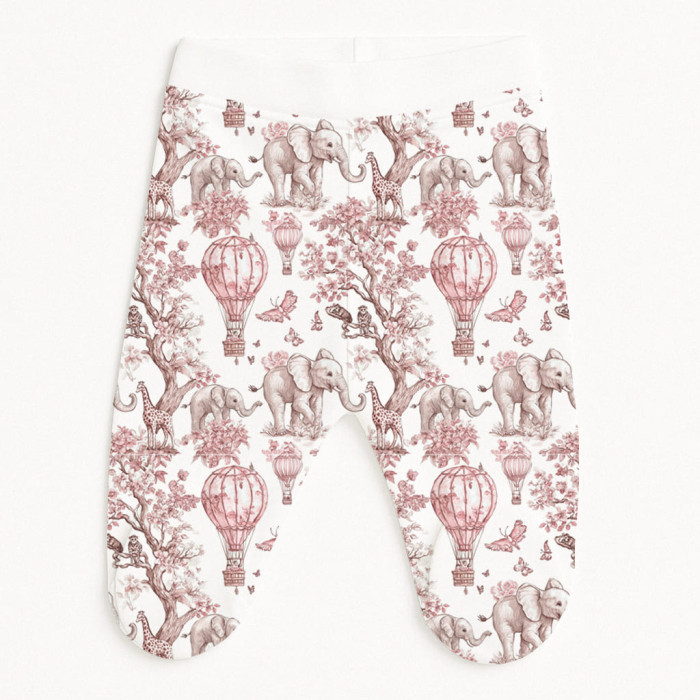 Штанці з закритими ніжками SH002 PINK TOILE AFRICA