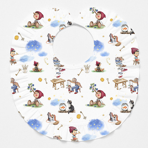 Слинявчик з обробкою рюшкой BIB006 PINOCCHIO