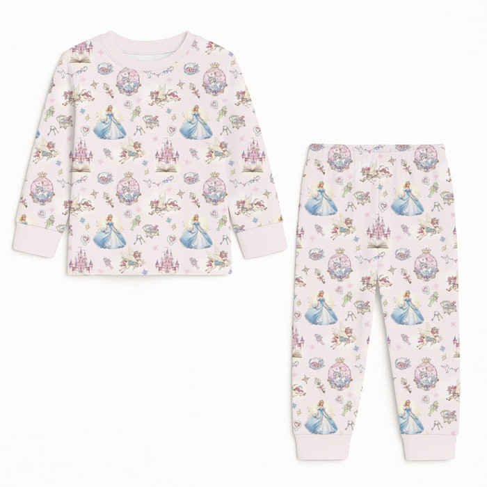 Дитяча піжама з довгим рукавом з 100% pima котона PJ001 ROSEMARY