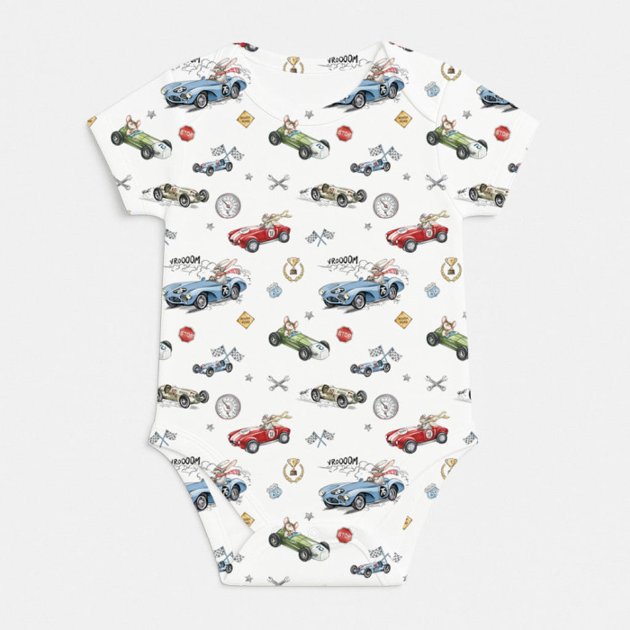 Боді з коротким рукавом для немовлят BSHL001  TURBO RIDER