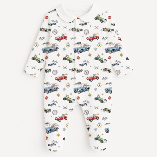 Слип с воротничком из 100% хлопка Pima — модель K063 TURBO RIDER
