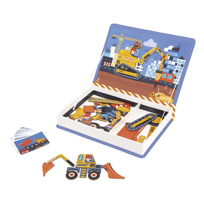 Janod Магнітна книга Будівництво 70ел