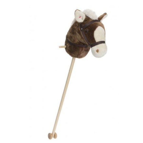 Teddykompaniet М’яка іграшка коник з поводами hobby horse, коричневий колір, 12567