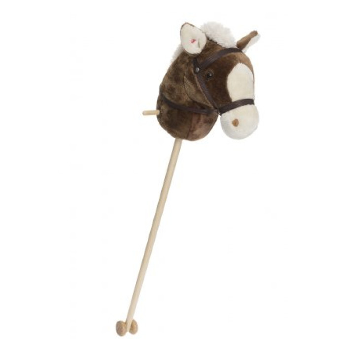 Teddykompaniet М’яка іграшка коник з поводами hobby horse, коричневий колір, 12567