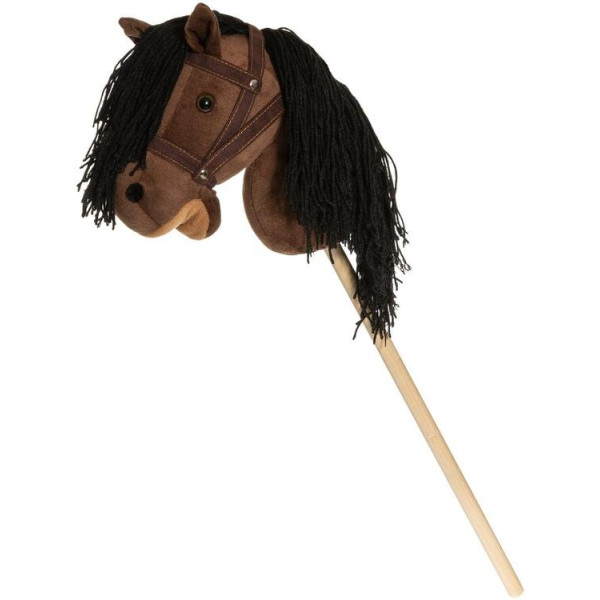 Teddykompaniet М’яка іграшка коник з поводами hobby horse, коричневий колір 3002