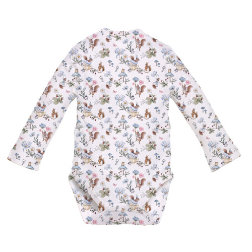 Боді Kimono з довгим рукавом для немовлят BLS004