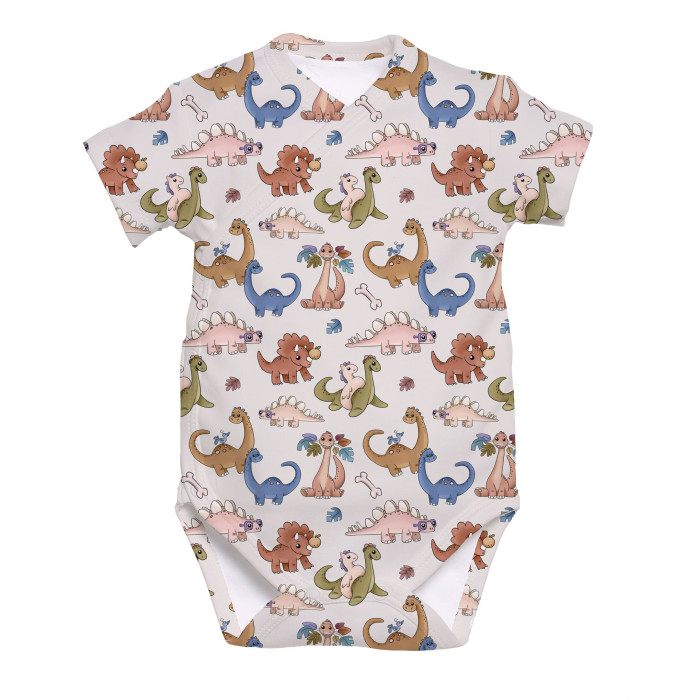 Боді Kimono з кортким рукавом для немовлят BSHL004  Rex