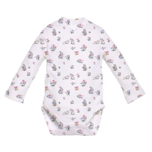 Боді Kimono з довгим рукавом для немовлят BLS004