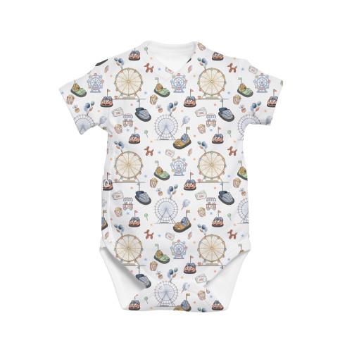 Боди  Kimono с коротким рукавом для малышей BSHL004  Bumper Car