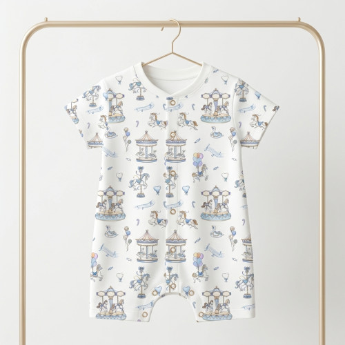 Песочник из хлопка Supima R003 Bonbon Blue