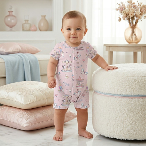 Песочник из хлопка Supima R003 Bonbon Pink