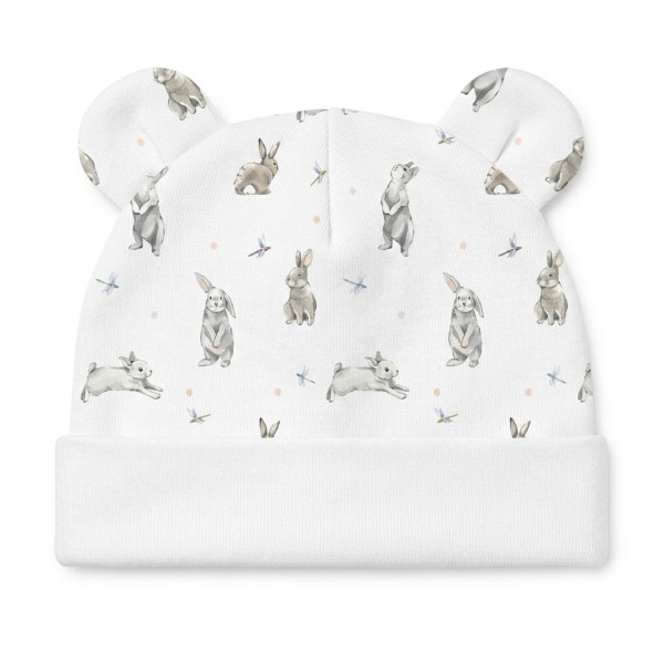 Шапочка з вушками H002 BUNNY CLASSIC