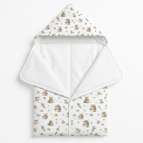 Затишний Конверт (кокон) Babynest C001 BUNNY TEA