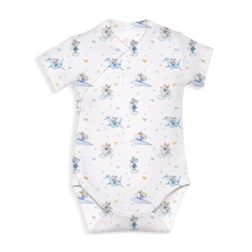 Боди  Kimono с коротким рукавом для малышей BSHL004