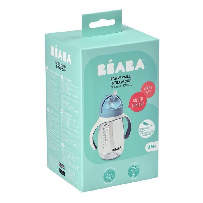 Поїльник з трубочкою Beaba 300 мл - Windy Blue, арт. 913479