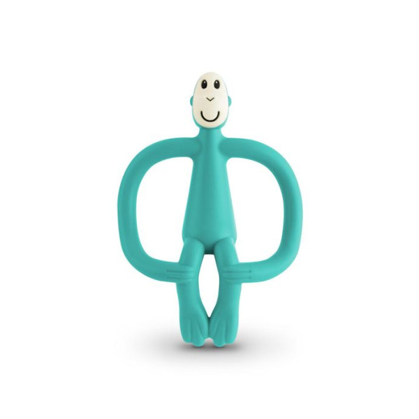 Іграшка-прорізувач Matchstick Monkey силіконовий Мавпа Зелений 10.5 см (MM-T-008)