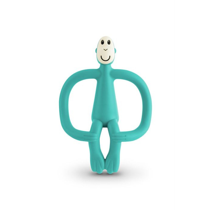 Іграшка-прорізувач Matchstick Monkey силіконовий Мавпа Зелений 10.5 см (MM-T-008)