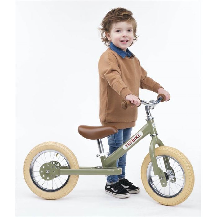 Біговел Trybike двоколісний Оливковий (TBS-2-GRN-VIN)