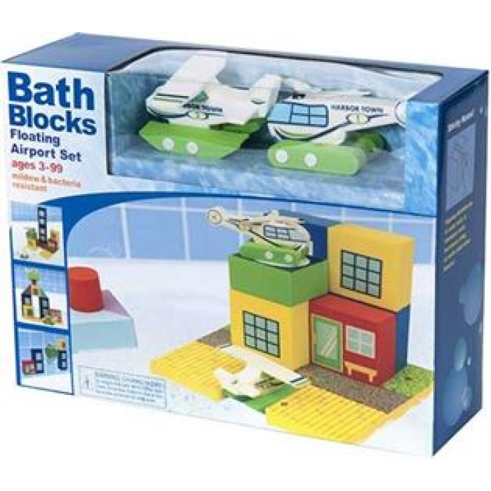Плаваючі блоки для ванної Just Think Toys Набір Аеропорт (22088)