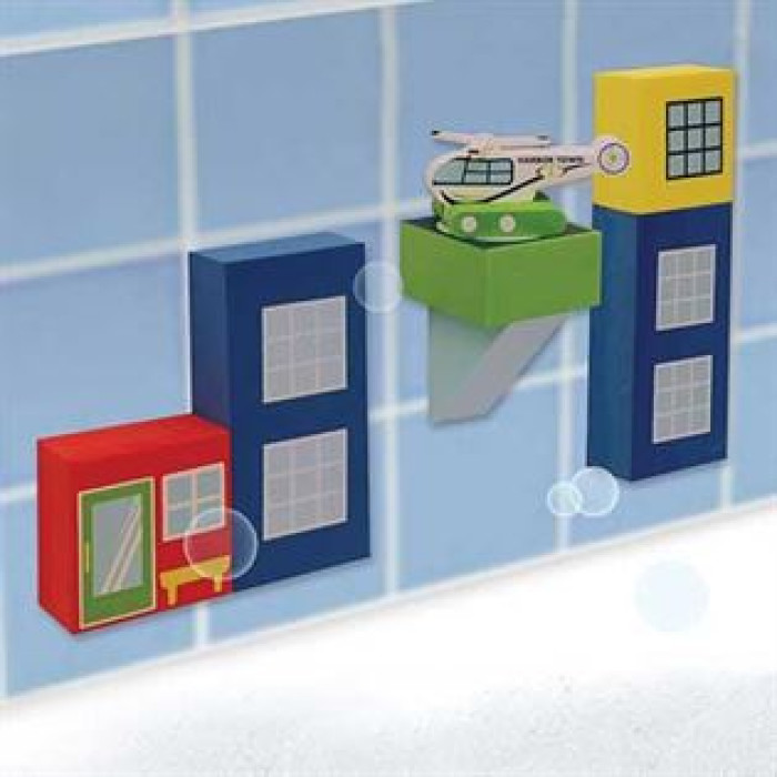 Плаваючі блоки для ванної Just Think Toys Набір Аеропорт (22088)