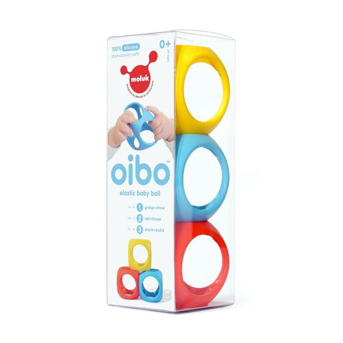 Іграшка-м'яч Moluk Oibo яскраві 3 шт в упаковці (43420)