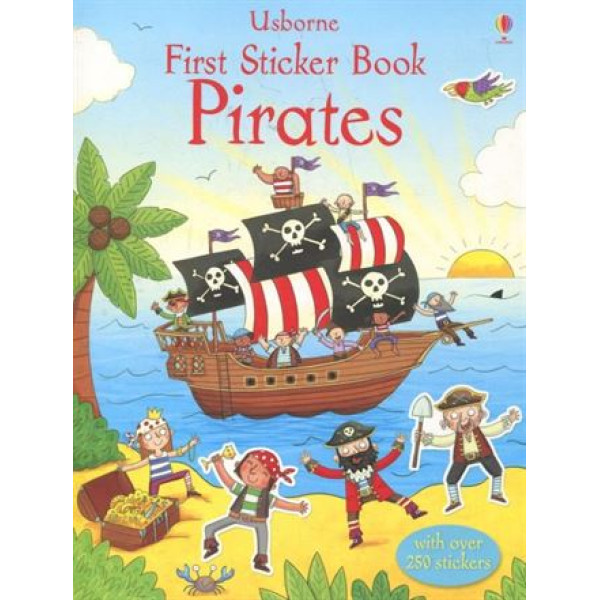 Книга First Sticker Book: Pirates