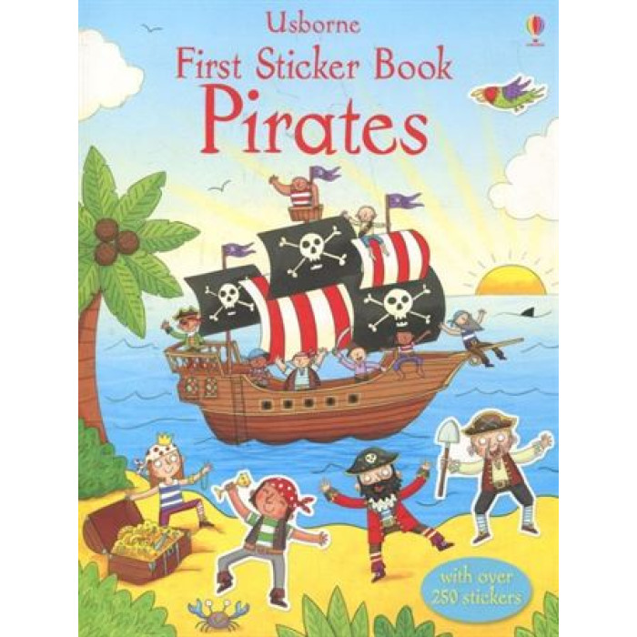 Книга First Sticker Book: Pirates