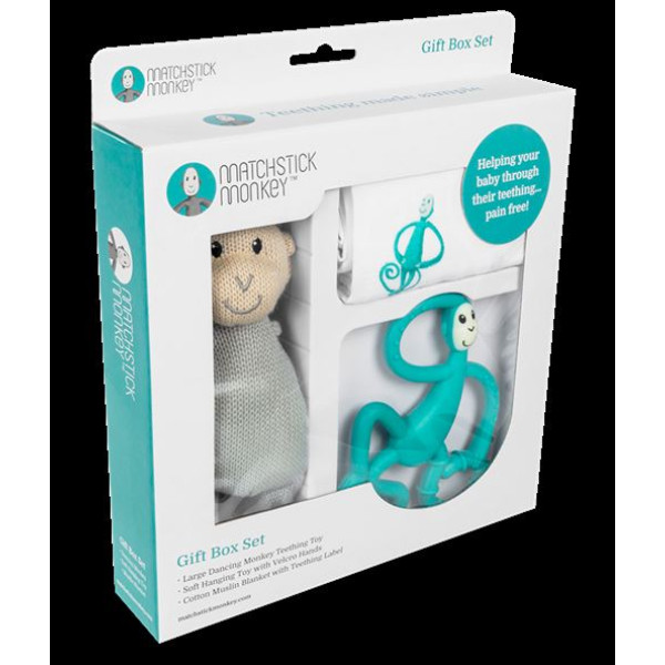 Набір Matcstick Monkey Green пелюшка прорізувач іграшка (MM-TGP-008)