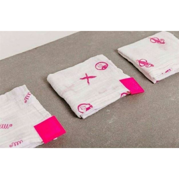 Набір Matcstick Monkey Pink пелюшка прорізувач іграшка (MM-TGP-003)