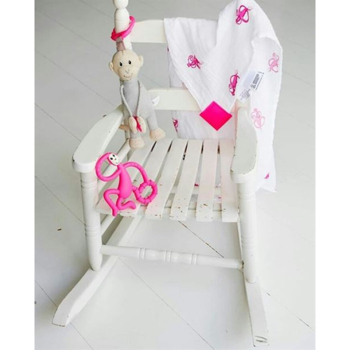 Набір Matcstick Monkey Pink пелюшка прорізувач іграшка (MM-TGP-003)