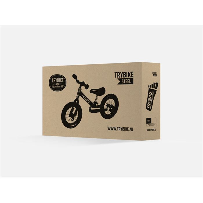 Біговел Trybike двоколісний Чорний (TBS-2-BLK-ALL)