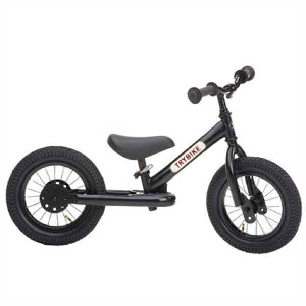 Біговел Trybike двоколісний Чорний (TBS-2-BLK-ALL)
